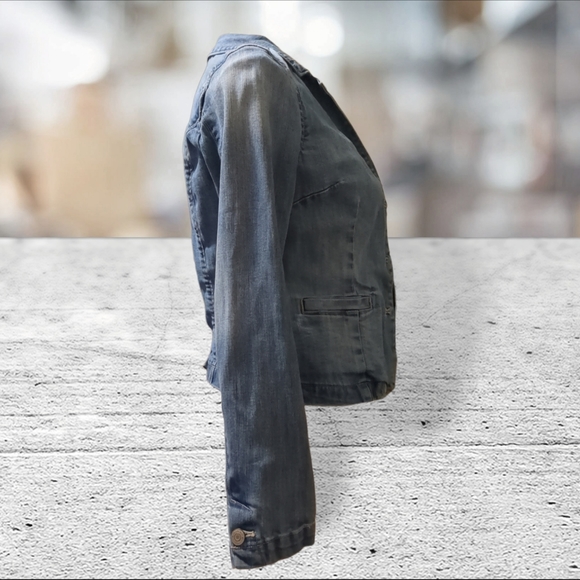 Divided by H&M denim blazer/jacket size 6 - Picture 2 of 11